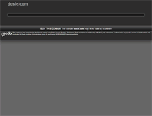 Tablet Screenshot of dosle.com